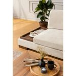 Casa si Gradina - Mobilier - Canapele si coltare - Coltare - Coltar, Hanah Home, cadru lemn fag, bej, 313x193x97 cm - Infinity.ro