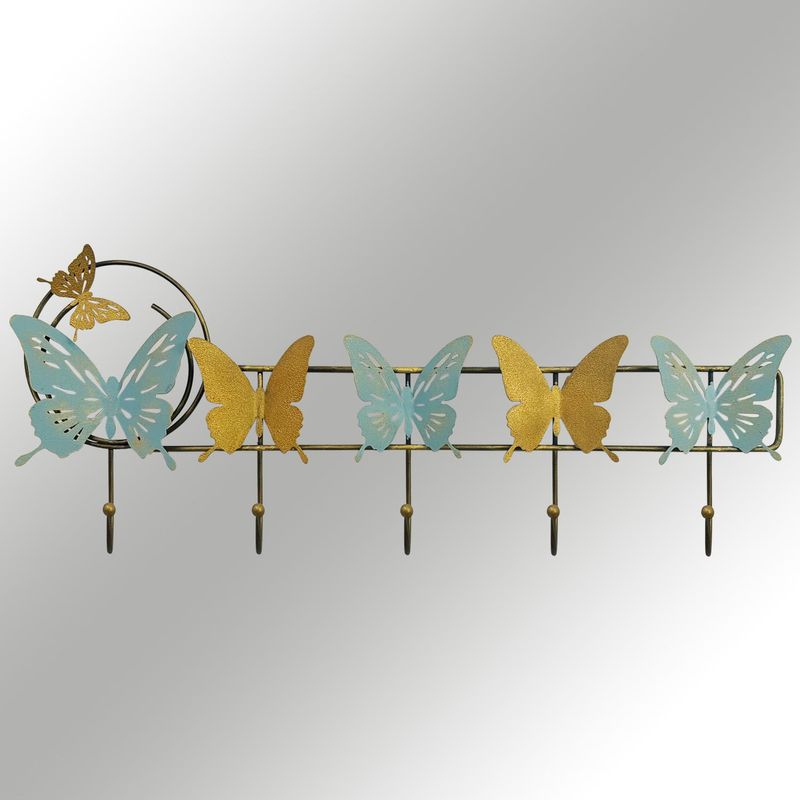 Casa si Gradina - Mobilier - Organizare si depozitare - Cuiere - Cuiere de perete, Wallxpert, metal, multicolor, 61x23 cm - Infinity.ro