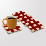 Casa si Gradina - Bucatarie si vesela - Accesorii bar - Suporturi bauturi - Set suporturi de pahare, Hermia, piatra naturala, multicolor, 10x10x1 cm, 4 bucati, 366TYR1222 - Infinity.ro