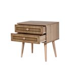 Casa si Gradina - Mobilier - Comode si corpuri - Noptiere - Noptiera, Hanah Home, pal melaminat, stejar sonoma, 60x40x61 cm, 863SPH3503 - Infinity.ro