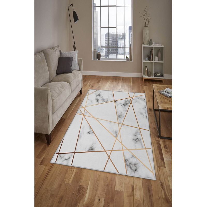 Casa si Gradina - Textile si covoare - Covoare - Covorase intrare - Covoras de hol, Conceptum Hypnose, multicolor, 80x150 cm, 100% poliester, antiderapant, 593HFT1379 - Infinity.ro