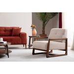 Casa si Gradina - Mobilier - Scaune si fotolii - Fotolii - Fotoliu, Atelier Del Sofa, lemn fag, bej, 80x67x77 cm - Infinity.ro