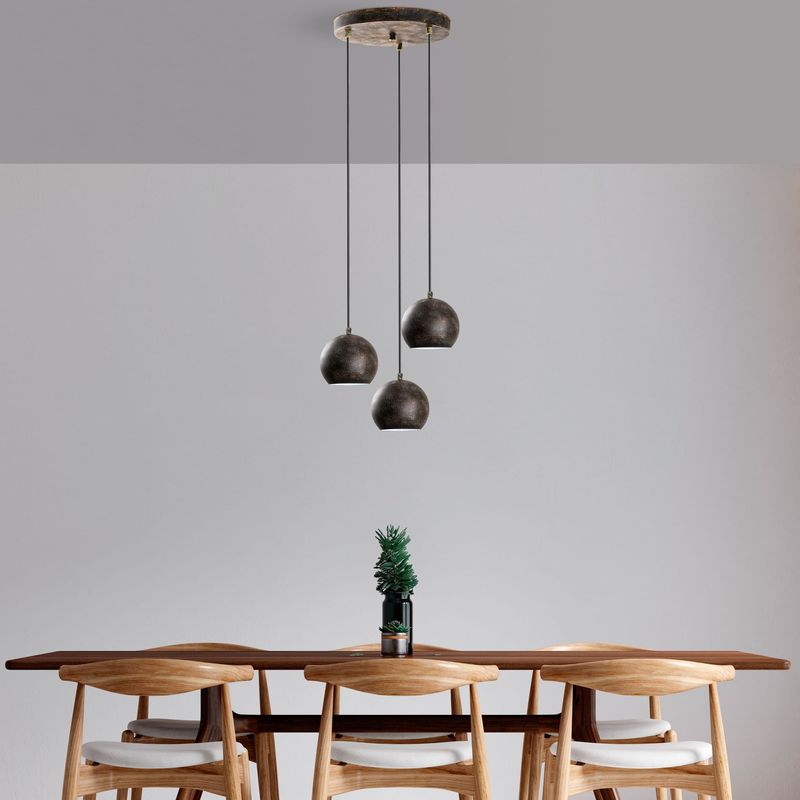 Casa si Gradina - Corpuri si surse de iluminat - Lustre si pendule - Candelabru, Opviq, metal, antichizat, diametru 45 cm, inaltime reglabila, 795LMG1235 - Infinity.ro