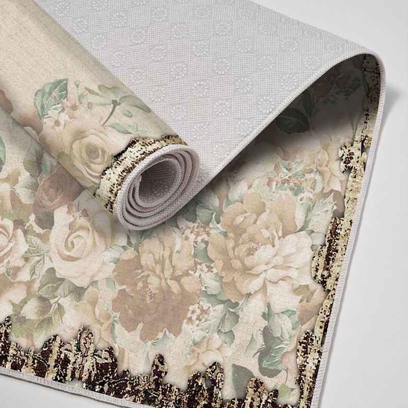 Casa si Gradina - Textile si covoare - Covoare - Covorase intrare - Covoras de intrare, Conceptum Hypnose, cafea, 80x150 cm, 100% poliamida, antiderapant, lavabil la masina, 955ANR1567 - Infinity.ro