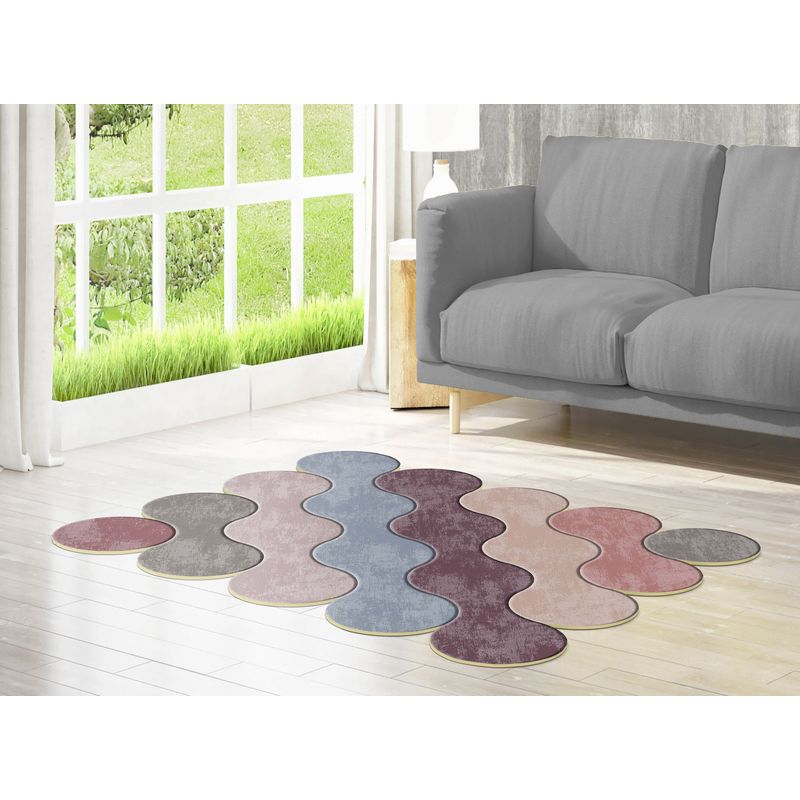 Casa si Gradina - Textile si covoare - Covoare - Covoare casa - Covor, Conceptum Hypnose, multicolor, 120x180 cm, 100% poliester, antiderapant, lavabil, 905ANR1225 - Infinity.ro