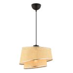 Casa si Gradina - Corpuri si surse de iluminat - Lustre si pendule - Candelabru, Opviq, metal, camel si argintiu, 32x32x65 cm - Infinity.ro