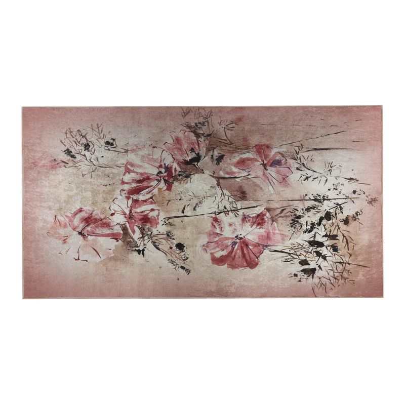 Casa si Gradina - Textile si covoare - Covoare - Covorase intrare - Covoras de intrare, Conceptum Hypnose, pudra, 80x150 cm, 100% poliamida, antiderapant, 955ANR1388 - Infinity.ro