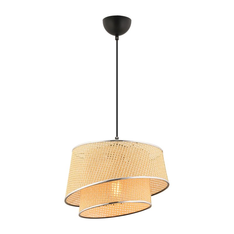 Casa si Gradina - Corpuri si surse de iluminat - Lustre si pendule - Candelabru, Opviq, metal, camel si argintiu, 32x32x65 cm - Infinity.ro