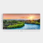 Casa si Gradina - Decoratiuni - Tablouri - Tablou decorativ, Wallxpert, panza, multicolor, 50x120 cm, 451ERN1427 - Infinity.ro