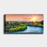 Casa si Gradina - Decoratiuni - Tablouri - Tablou decorativ, Wallxpert, panza, multicolor, 50x120 cm, 451ERN1427 - Infinity.ro