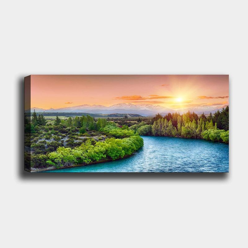 Casa si Gradina - Decoratiuni - Tablouri - Tablou decorativ, Wallxpert, panza, multicolor, 50x120 cm, 451ERN1427 - Infinity.ro