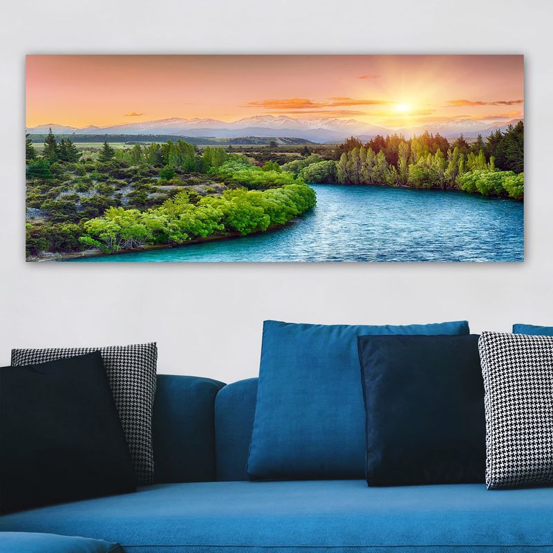 Casa si Gradina - Decoratiuni - Tablouri - Tablou decorativ, Wallxpert, panza, multicolor, 50x120 cm, 451ERN1427 - Infinity.ro