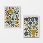 Casa si Gradina - Decoratiuni - Tablouri - Tablou decorativ, Wallxpert, panza, multicolor, 50x70 cm, set 2 bucati, 910NVT1387 - Infinity.ro