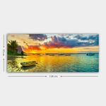 Casa si Gradina - Decoratiuni - Tablouri - Tablou decorativ, Wallxpert, panza, multicolor, 50x120 cm, rama lemn, grosime 3 cm, 451ERN1746 - Infinity.ro