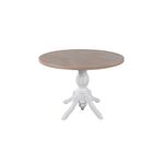 Casa si Gradina - Mobilier - Seturi de mobilier - Seturi mese si scaune - Set masa si scaune, Hanah Home, lemn de fag, natural, masa 120x120x75 cm, 4 scaune 50x55x80 cm, blat mdf, tapiterie in - Infinity.ro