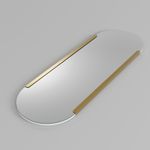 Casa si Gradina - Decoratiuni - Oglinzi - Oglinda, Hanah Home, metal, auriu, 50x150 cm - Infinity.ro