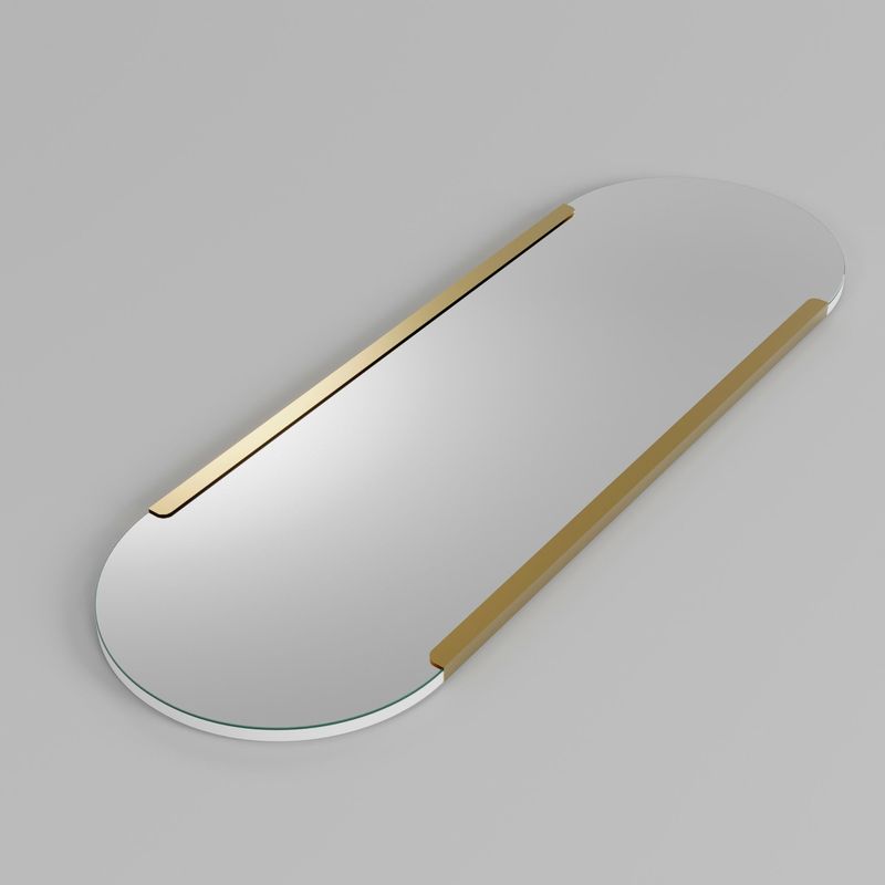 Casa si Gradina - Decoratiuni - Oglinzi - Oglinda, Hanah Home, metal, auriu, 50x150 cm - Infinity.ro