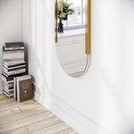Casa si Gradina - Decoratiuni - Oglinzi - Oglinda, Hanah Home, metal, auriu, 50x150 cm - Infinity.ro