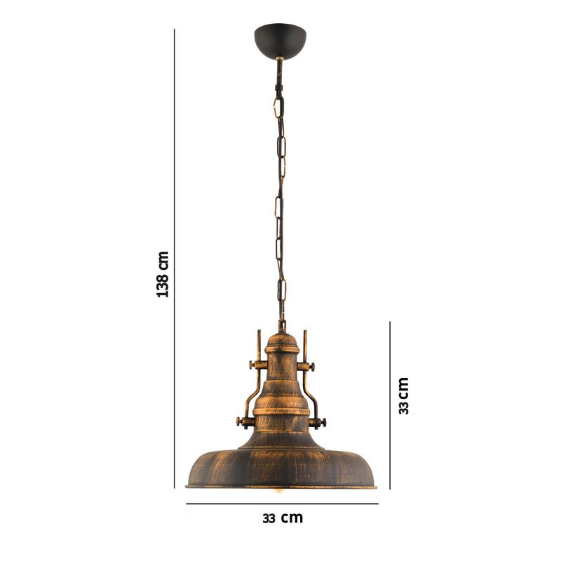 Casa si Gradina - Corpuri si surse de iluminat - Lustre si pendule - Candelabru, Opviq, metal, vintage, inaltime reglabila 38-138 cm - Infinity.ro