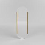 Casa si Gradina - Decoratiuni - Oglinzi - Oglinda, Hanah Home, metal, auriu, 50x150 cm - Infinity.ro