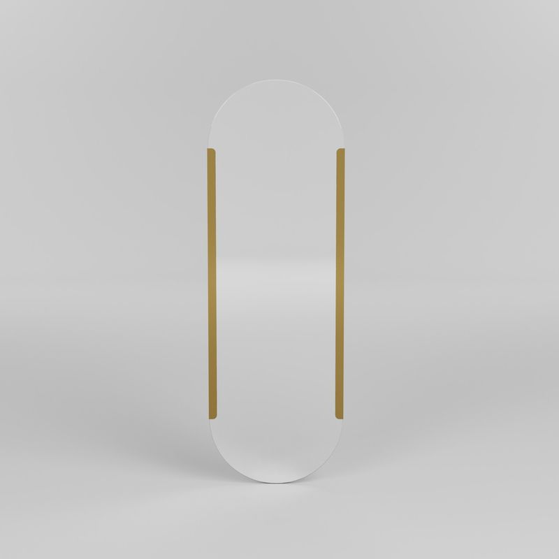 Casa si Gradina - Decoratiuni - Oglinzi - Oglinda, Hanah Home, metal, auriu, 50x150 cm - Infinity.ro