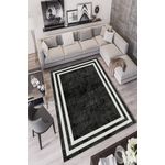 Casa si Gradina - Textile si covoare - Covoare - Covoare casa - Covor, Conceptum Hypnose, negru, 80x120 cm, 100% poliester, antiderapant - Infinity.ro