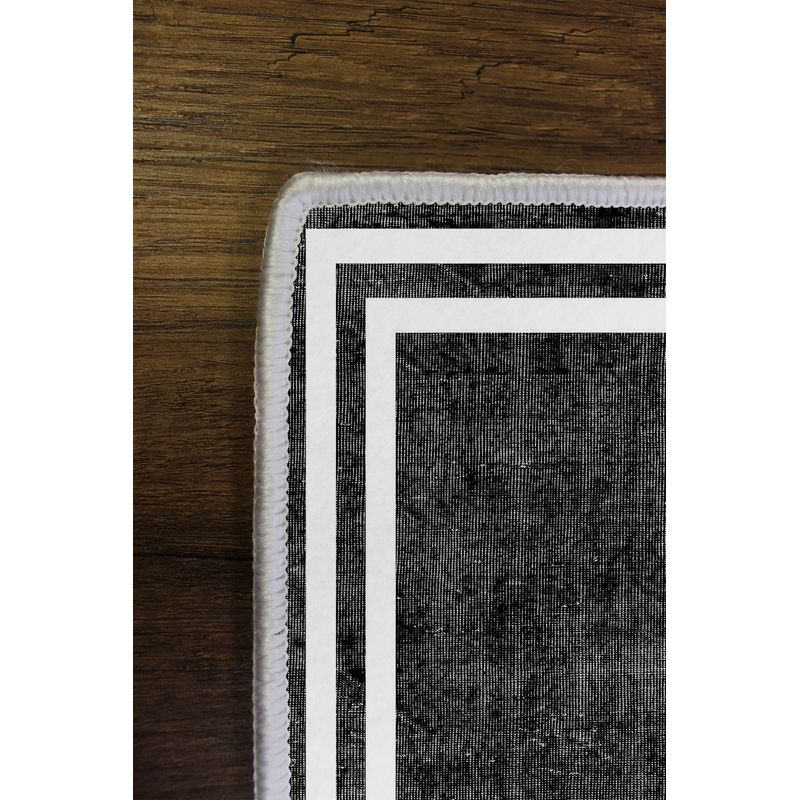 Casa si Gradina - Textile si covoare - Covoare - Covoare casa - Covor, Conceptum Hypnose, negru, 80x120 cm, 100% poliester, antiderapant - Infinity.ro