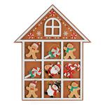 Casa si Gradina - Decoratiuni - Decoratiuni de sezon - Set ornamente craciun, model casa, multicolor, 9 bucati - Infinity.ro