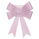 Casa si Gradina - Decoratiuni - Decoratiuni de sezon - Funda decorativa craciun, glitter roz, 38 cm, pvc - Infinity.ro