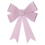 Casa si Gradina - Decoratiuni - Decoratiuni de sezon - Funda decorativa craciun, glitter roz, 38 cm, pvc - Infinity.ro