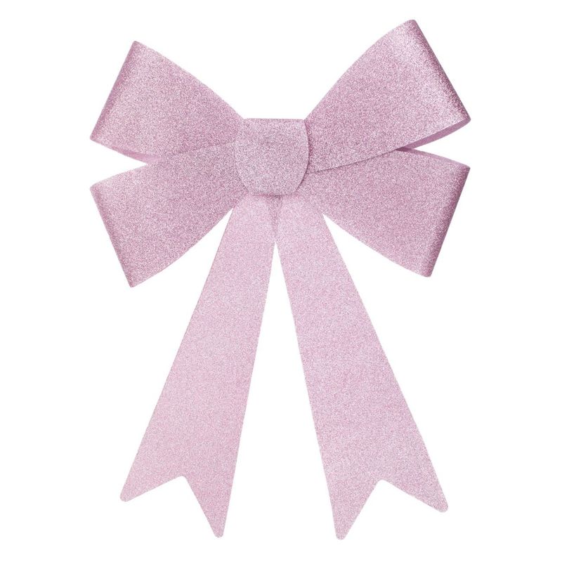 Casa si Gradina - Decoratiuni - Decoratiuni de sezon - Funda decorativa craciun, glitter roz, 38 cm, pvc - Infinity.ro