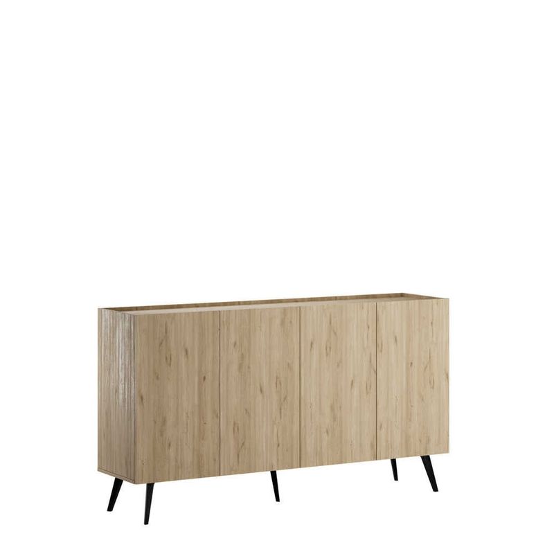 Casa si Gradina - Mobilier - Comode si corpuri - Console - Consola, Hanah Home, panou de particule melaminat, stejar, 180x43x100 cm - Infinity.ro