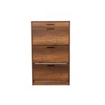 Casa si Gradina - Mobilier - Dulapuri si sifoniere - Dulapuri pantofi - Dulap pantofi, Hanah Home, pal melaminat, nuc oslo, 75x29x128 cm - Infinity.ro