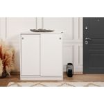 Casa si Gradina - Mobilier - Dulapuri si sifoniere - Dulapuri pantofi - Dulap pantofi, Hanah Home, pal melaminat, alb, 91x37x105 cm - Infinity.ro