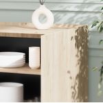 Casa si Gradina - Mobilier - Comode si corpuri - Console - Consola, Hanah Home, panou de particule melaminat, stejar, 180x43x100 cm - Infinity.ro