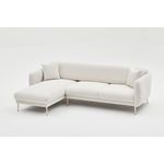 Casa si Gradina - Mobilier - Canapele si coltare - Coltare - Coltar extensibil, Atelier Del Sofa, lemn de fag, crem auriu, 266x133x95 cm - Infinity.ro
