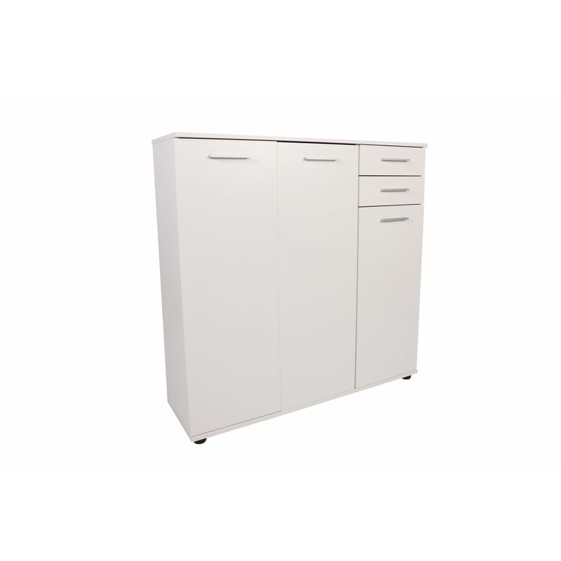 Casa si Gradina - Mobilier - Dulapuri si sifoniere - Dulapuri pantofi - Dulap pantofi, Hanah Home, pal melaminat, alb, 108x35x108 cm - Infinity.ro