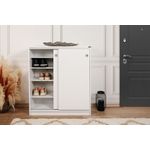 Casa si Gradina - Mobilier - Dulapuri si sifoniere - Dulapuri pantofi - Dulap pantofi, Hanah Home, pal melaminat, alb, 91x37x105 cm - Infinity.ro