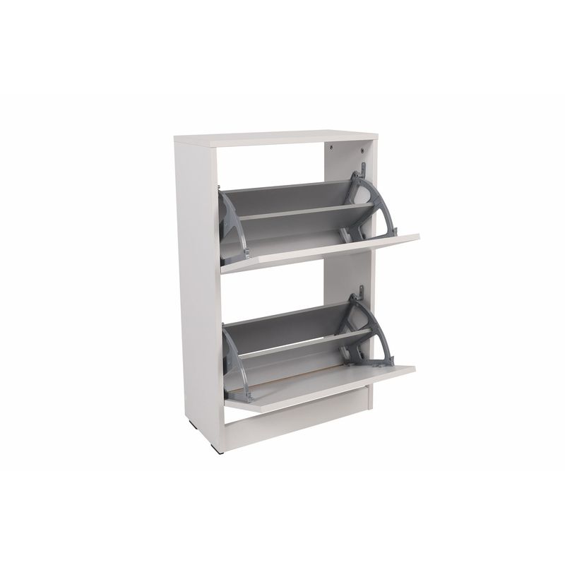 Casa si Gradina - Mobilier - Dulapuri si sifoniere - Dulapuri pantofi - Dulap pantofi, Hanah Home, pal melaminat, alb, 51x26x84 cm - Infinity.ro