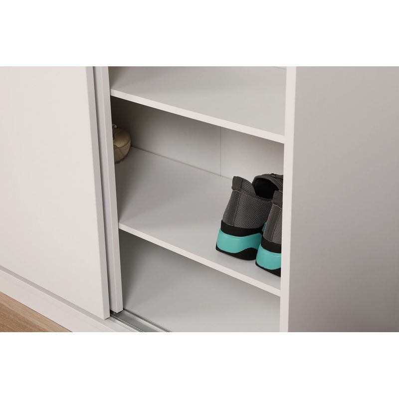 Casa si Gradina - Mobilier - Dulapuri si sifoniere - Dulapuri pantofi - Dulap pantofi, Hanah Home, pal melaminat, alb, 91x37x105 cm - Infinity.ro