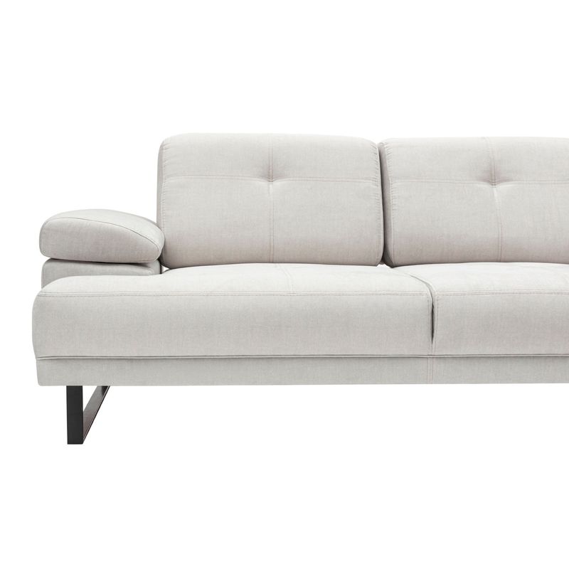 Casa si Gradina - Mobilier - Canapele si coltare - Coltare - Coltar, Hanah Home, lemn fag si pal, bej, 274x174 cm - Infinity.ro