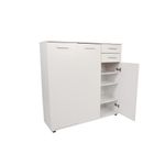 Casa si Gradina - Mobilier - Dulapuri si sifoniere - Dulapuri pantofi - Dulap pantofi, Hanah Home, pal melaminat, alb, 108x35x108 cm - Infinity.ro