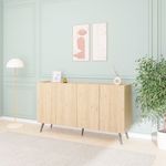 Casa si Gradina - Mobilier - Comode si corpuri - Console - Consola, Hanah Home, panou de particule melaminat, stejar, 180x43x100 cm - Infinity.ro