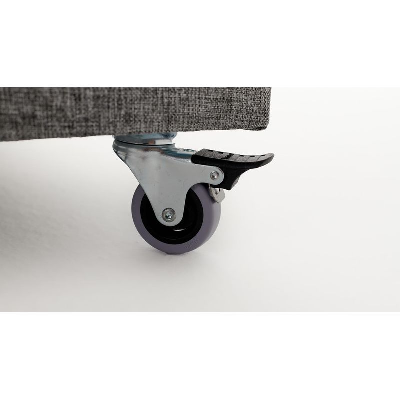 Casa si Gradina - Mobilier - Canapele si coltare - Coltare - Coltar extensibil, Hanah Home, lemn si panouri din fibre, gri, 210x280x70 cm - Infinity.ro