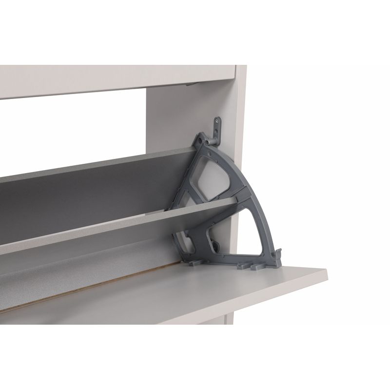 Casa si Gradina - Mobilier - Dulapuri si sifoniere - Dulapuri pantofi - Dulap pantofi, Hanah Home, pal melaminat, alb, 51x26x84 cm - Infinity.ro