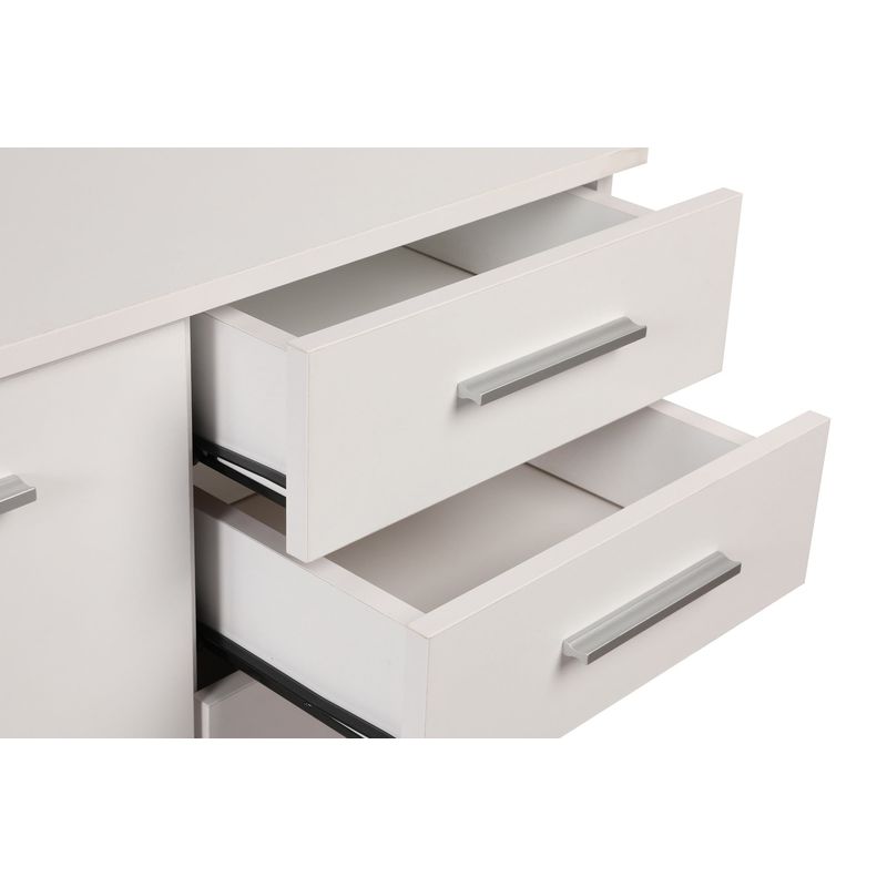 Casa si Gradina - Mobilier - Dulapuri si sifoniere - Dulapuri pantofi - Dulap pantofi, Hanah Home, pal melaminat, alb, 108x35x108 cm - Infinity.ro