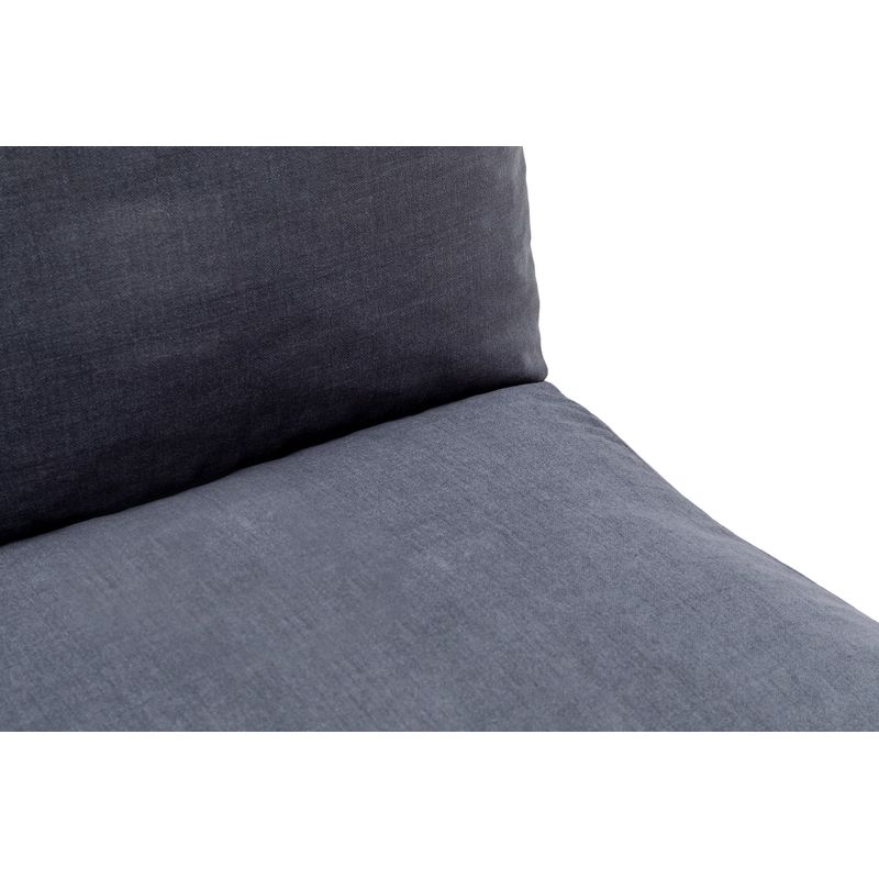 Casa si Gradina - Mobilier - Canapele si coltare - Canapele - Canapea extensibila, Hanah Home, metal si poliester, gri, 185x120 cm - Infinity.ro