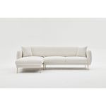 Casa si Gradina - Mobilier - Canapele si coltare - Coltare - Coltar extensibil, Atelier Del Sofa, lemn de fag, crem auriu, 266x133x95 cm - Infinity.ro