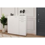Casa si Gradina - Mobilier - Dulapuri si sifoniere - Dulapuri pantofi - Dulap pantofi, Hanah Home, pal melaminat, alb, 108x35x108 cm - Infinity.ro