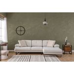 Casa si Gradina - Mobilier - Canapele si coltare - Coltare - Coltar, Hanah Home, lemn fag si pal, bej, 274x174 cm - Infinity.ro